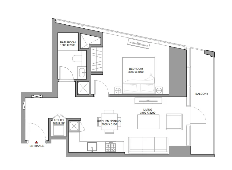 Sobha The Serene at Sobha Central floor plan