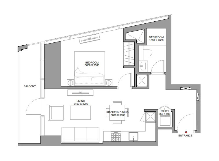 Sobha The Serene at Sobha Central floor plan