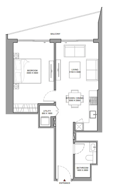 Sobha The Serene at Sobha Central floor plan