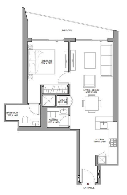 Sobha The Serene at Sobha Central floor plan