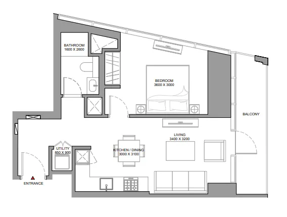 Sobha The Serene at Sobha Central floor plan