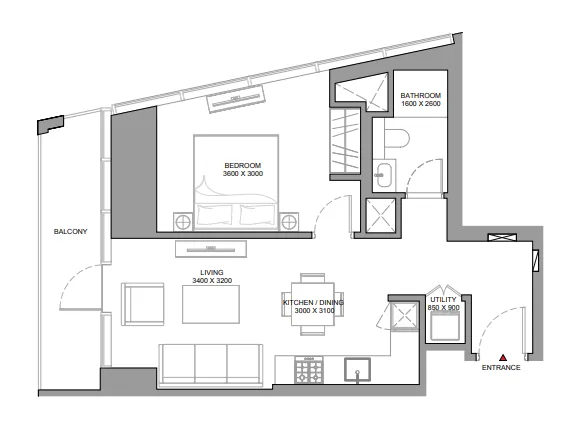 Sobha The Serene at Sobha Central floor plan