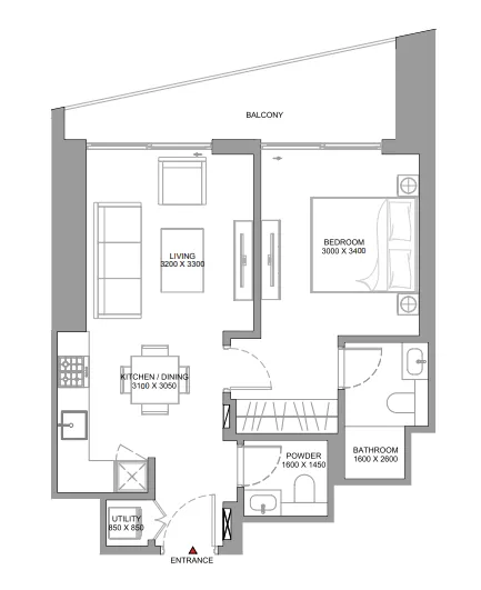 Sobha The Serene at Sobha Central floor plan