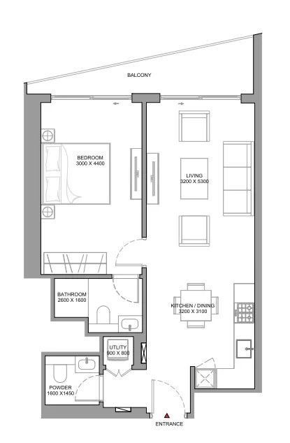 Sobha The Serene at Sobha Central floor plan