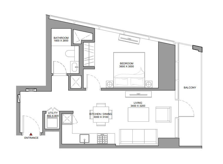 Sobha The Serene at Sobha Central floor plan
