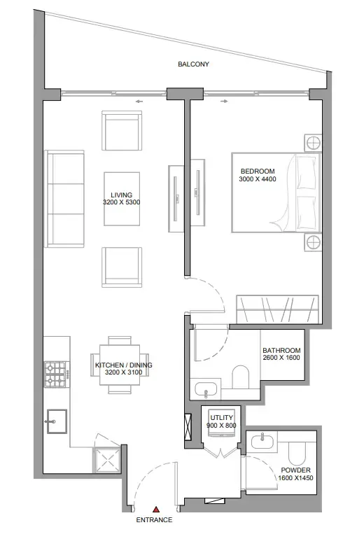 Sobha The Serene at Sobha Central floor plan