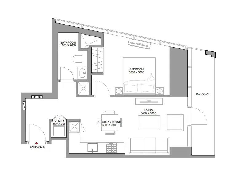 Sobha The Serene at Sobha Central floor plan