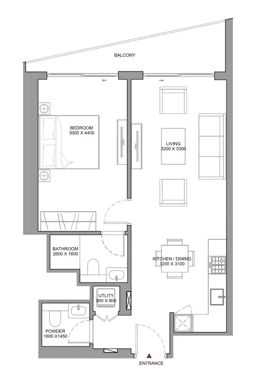 Sobha The Serene at Sobha Central floor plan