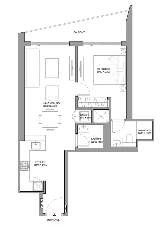 Sobha The Serene at Sobha Central floor plan