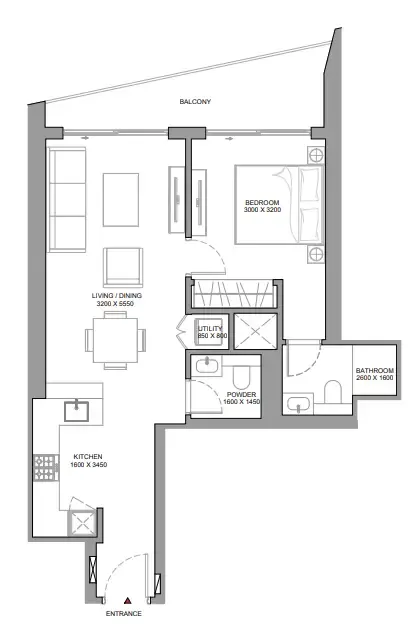 Sobha The Serene at Sobha Central floor plan