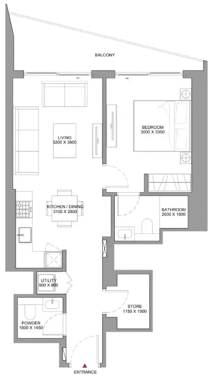 Sobha The Serene at Sobha Central floor plan