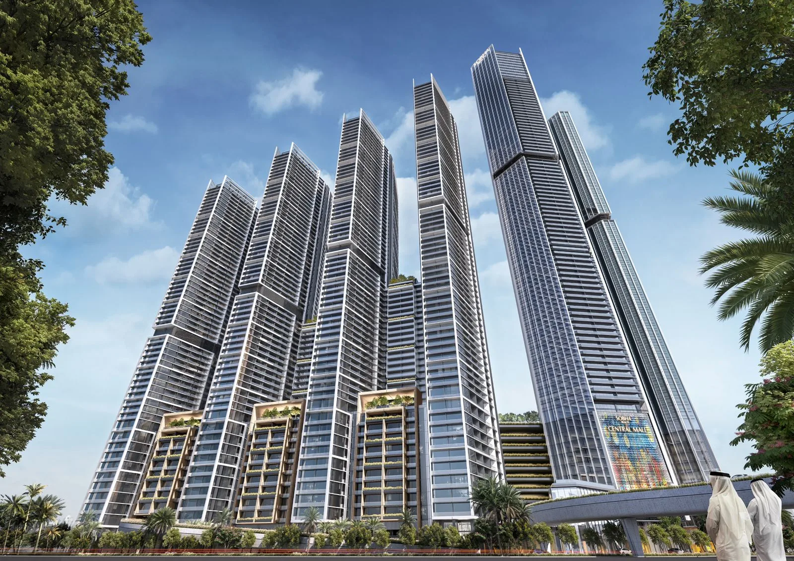 Exterior at The Serene at Sobha Central in Sobha Central Dubai