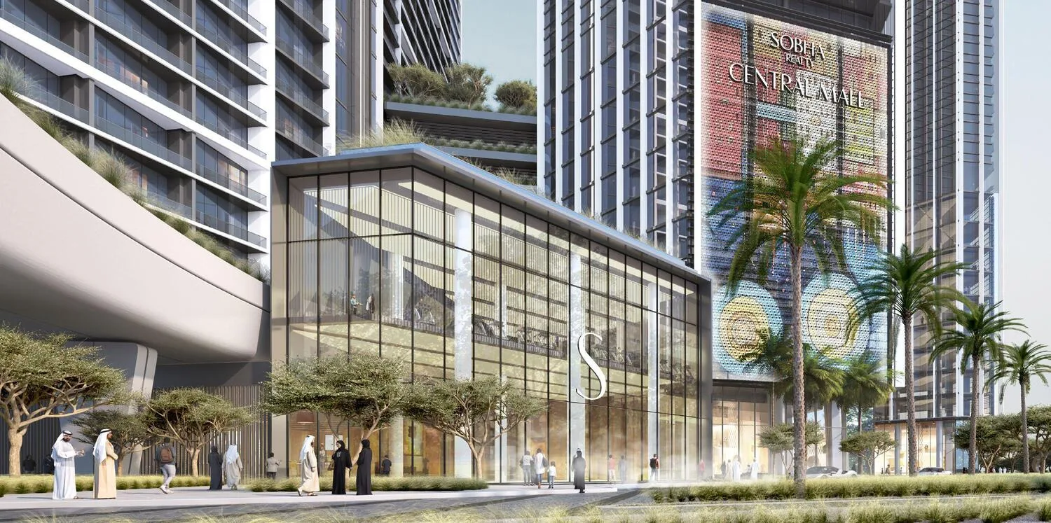 Exterior at The Serene at Sobha Central in Sobha Central Dubai