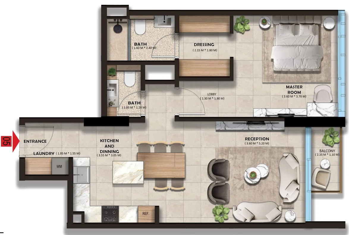 Esnaad Real Estate Development The Spark By Esnaad floor plan