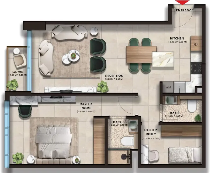 Esnaad Real Estate Development The Spark By Esnaad floor plan