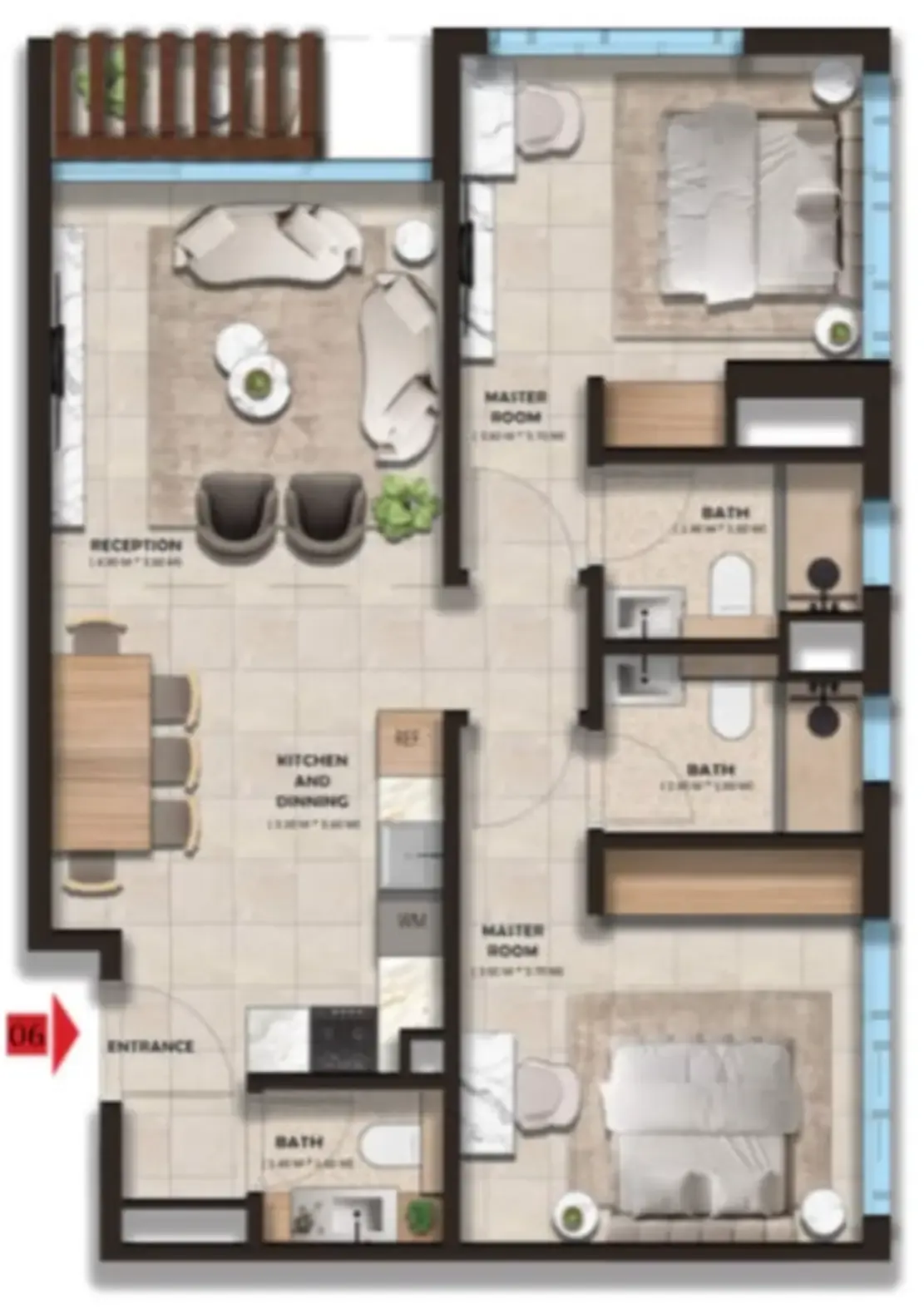Esnaad Real Estate Development The Spark By Esnaad floor plan