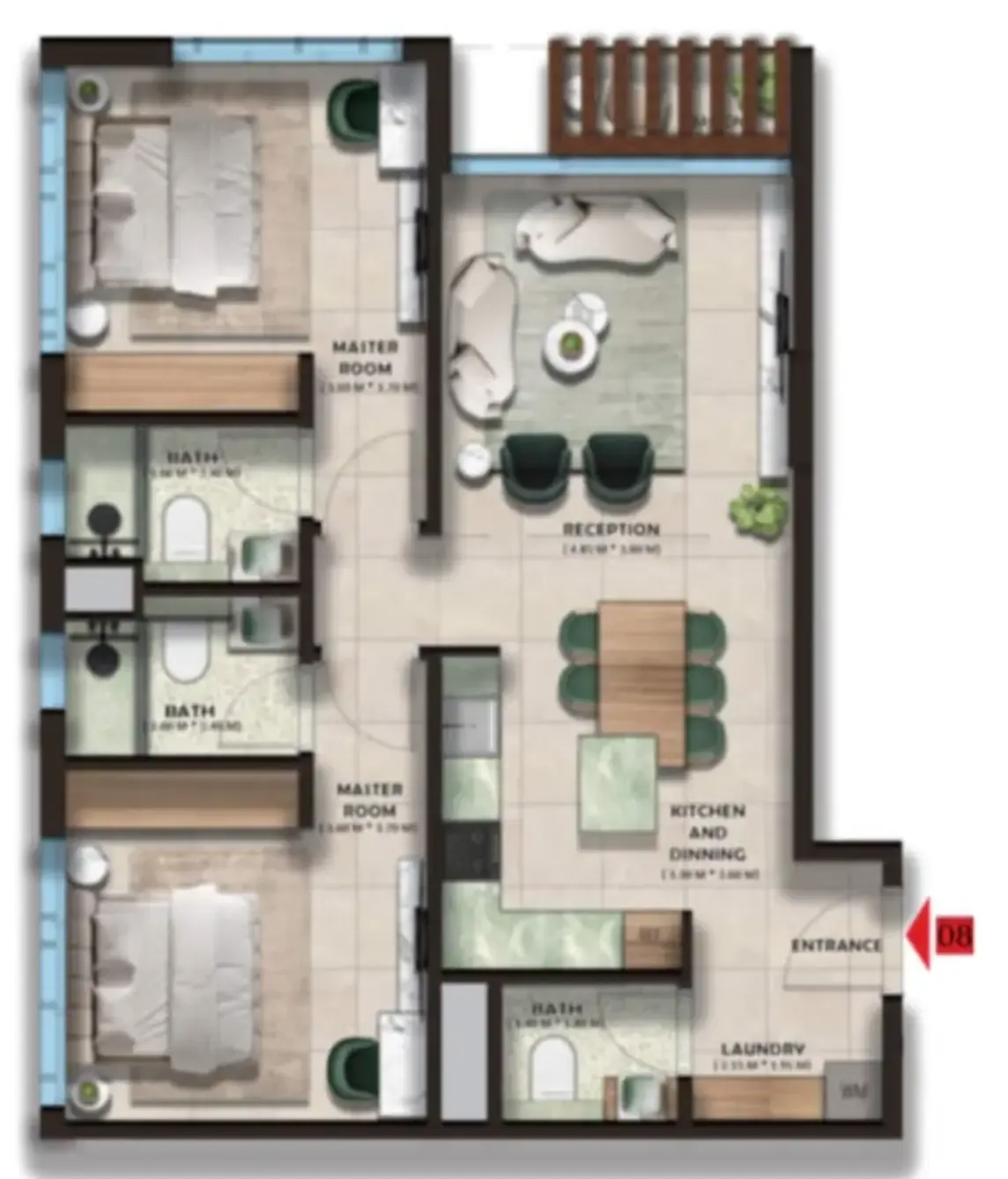 Esnaad Real Estate Development The Spark By Esnaad floor plan