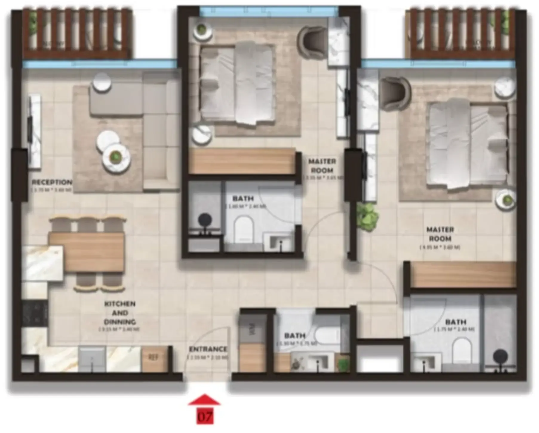 Esnaad Real Estate Development The Spark By Esnaad floor plan