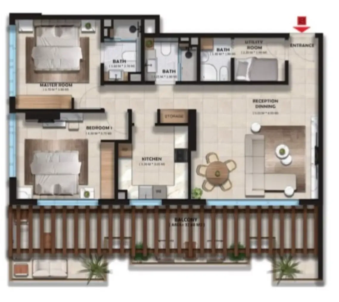 Esnaad Real Estate Development The Spark By Esnaad floor plan