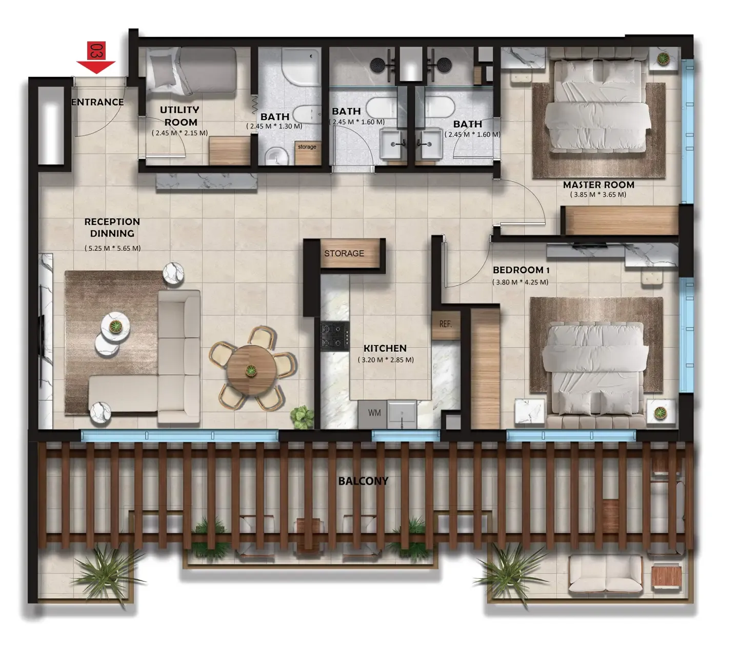 Esnaad Real Estate Development The Spark By Esnaad floor plan