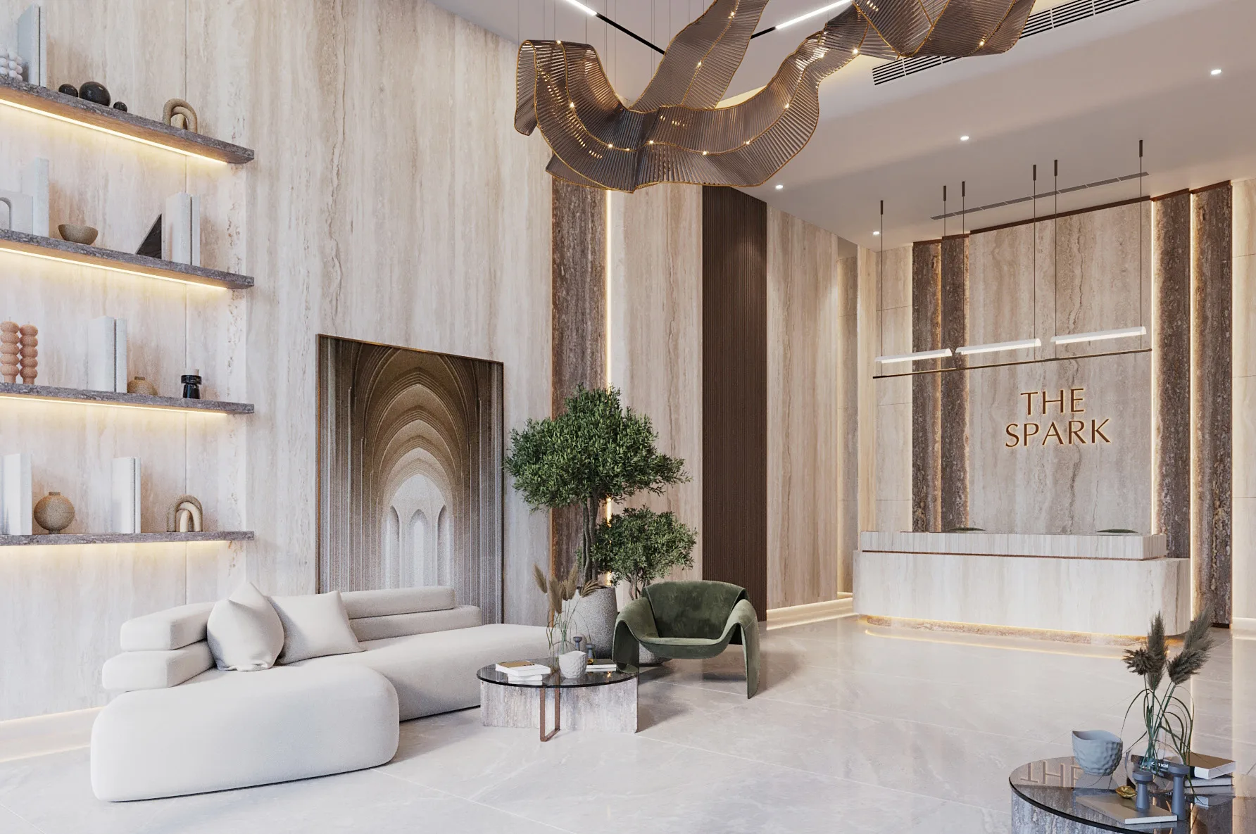 Esnaad Real Estate Development The Spark By Esnaad Lobby