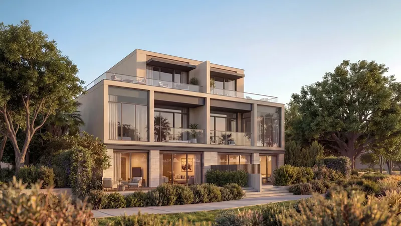 Exterior at The Terraces at Sobha City in Abu Dhabi Abu Dhabi