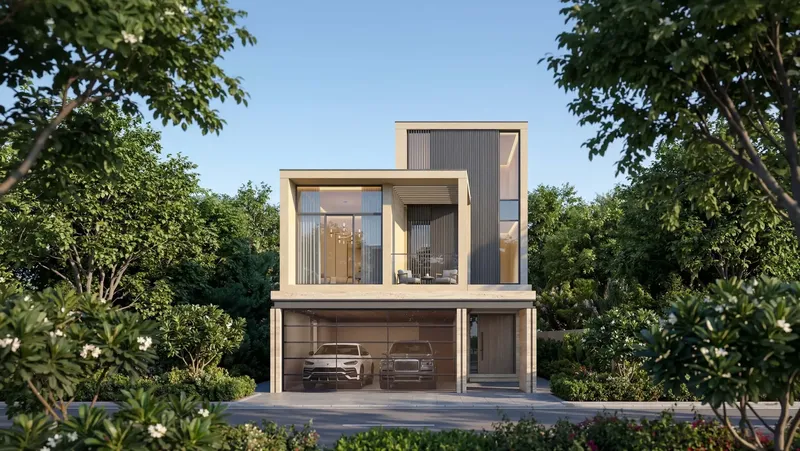 Exterior at The Terraces at Sobha City in Abu Dhabi Abu Dhabi
