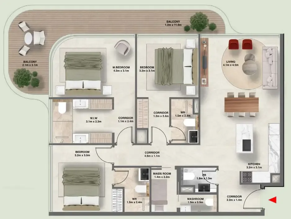 AMIS Development The Tides floor plan