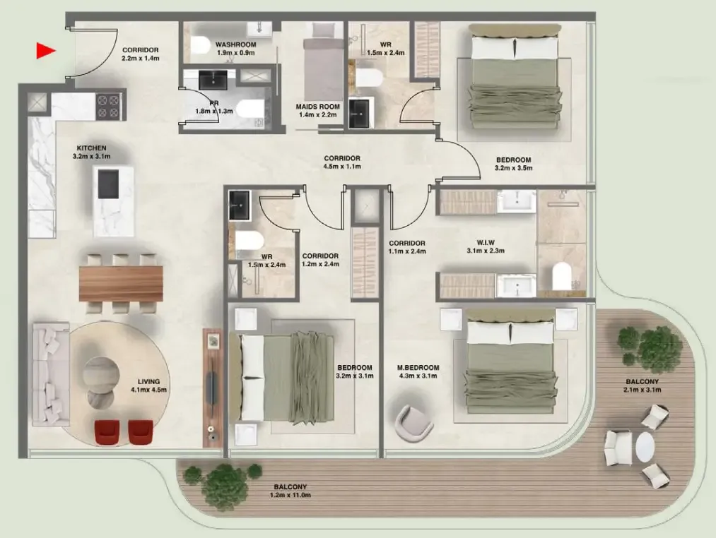 AMIS Development The Tides floor plan