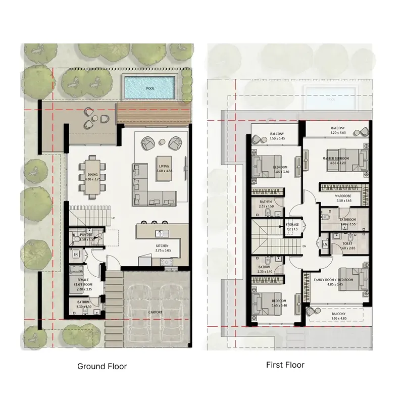 Ajmal Makan The View Island floor plan