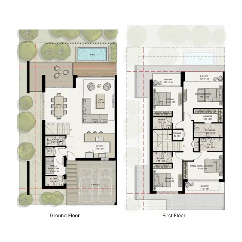 Ajmal Makan The View Island floor plan