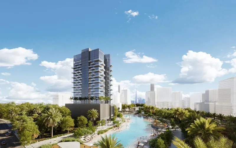 Exterior at The Waterway in Bukadra Dubai