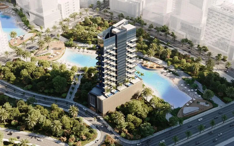 Exterior at The Waterway in Bukadra Dubai