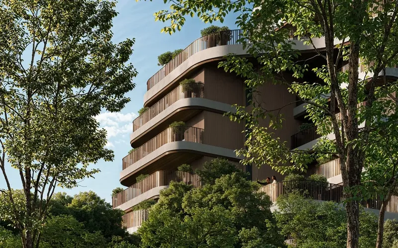 Exterior at The Wilds Residences in Wadi Al Safa 3 Dubai