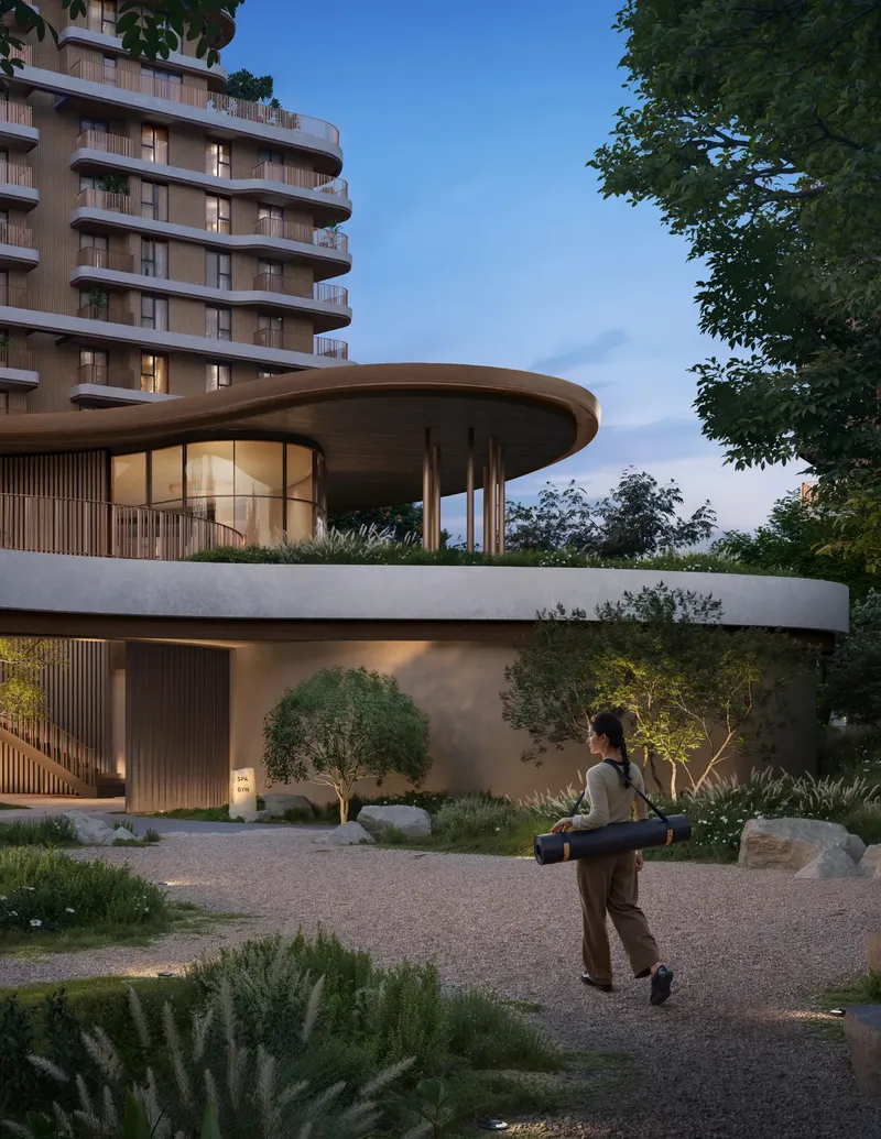 Exterior at The Wilds Residences in Wadi Al Safa 3 Dubai