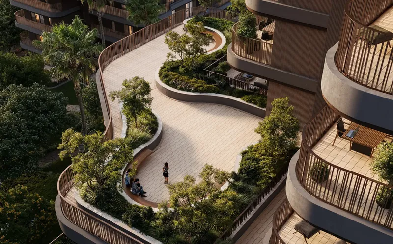Exterior at The Wilds Residences in Wadi Al Safa 3 Dubai