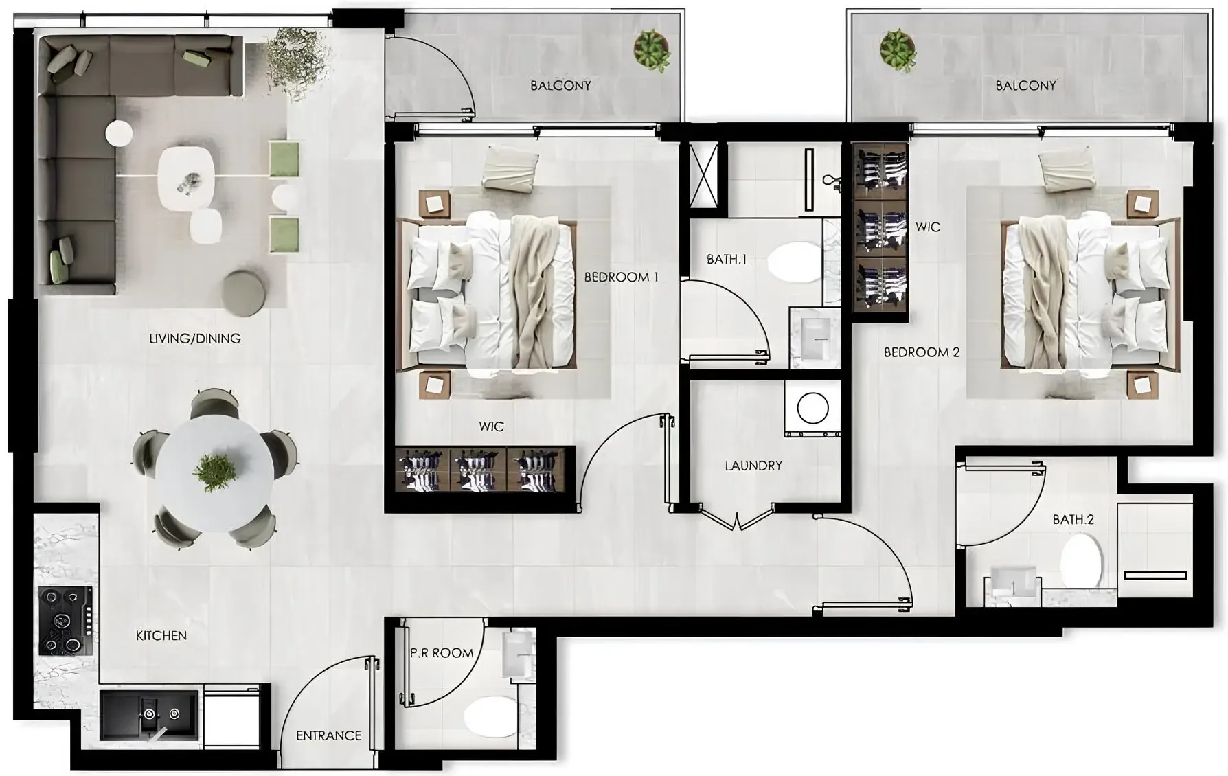 SCC Vertex Development The Willows Residences floor plan