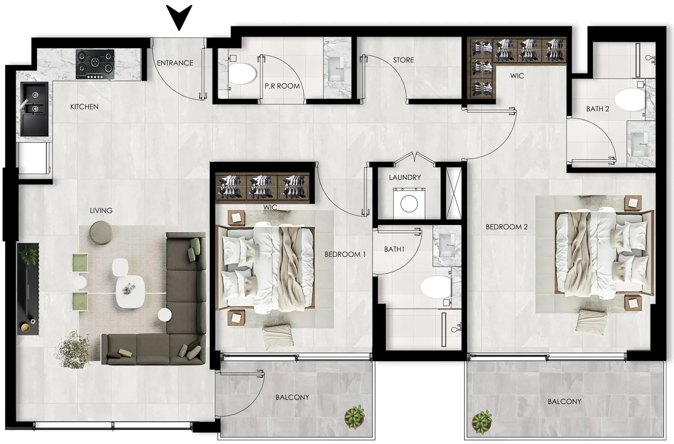 SCC Vertex Development The Willows Residences floor plan