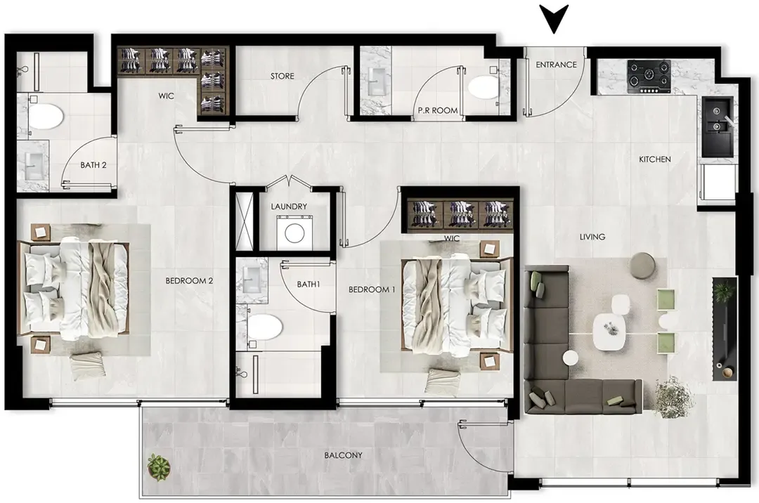 SCC Vertex Development The Willows Residences floor plan