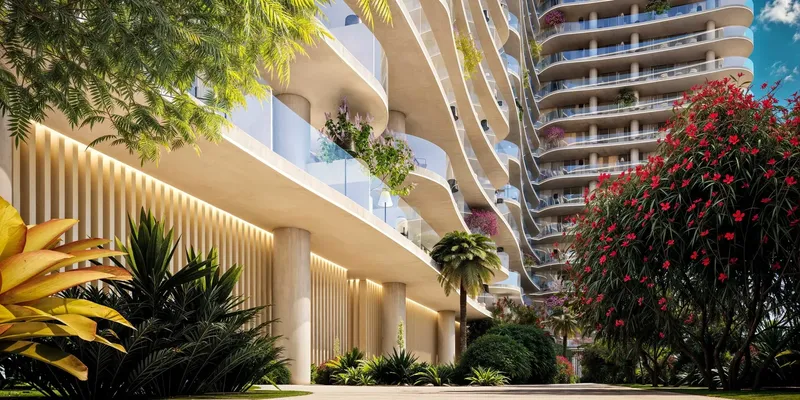 Exterior at The WOW Tower in Dubai Land Residence Complex Dubai