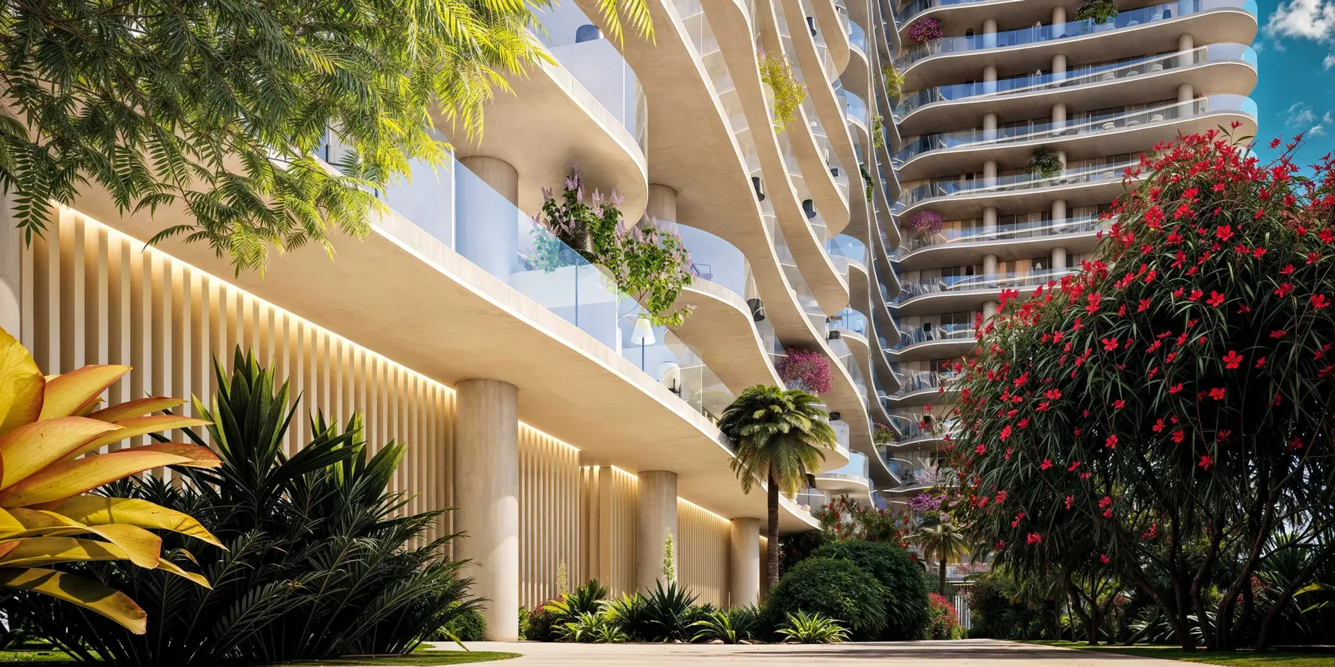 Exterior at The WOW Tower in Dubai Land Residence Complex Dubai