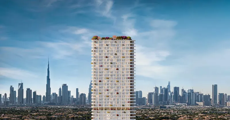 Exterior at The WOW Tower in Dubai Land Residence Complex Dubai