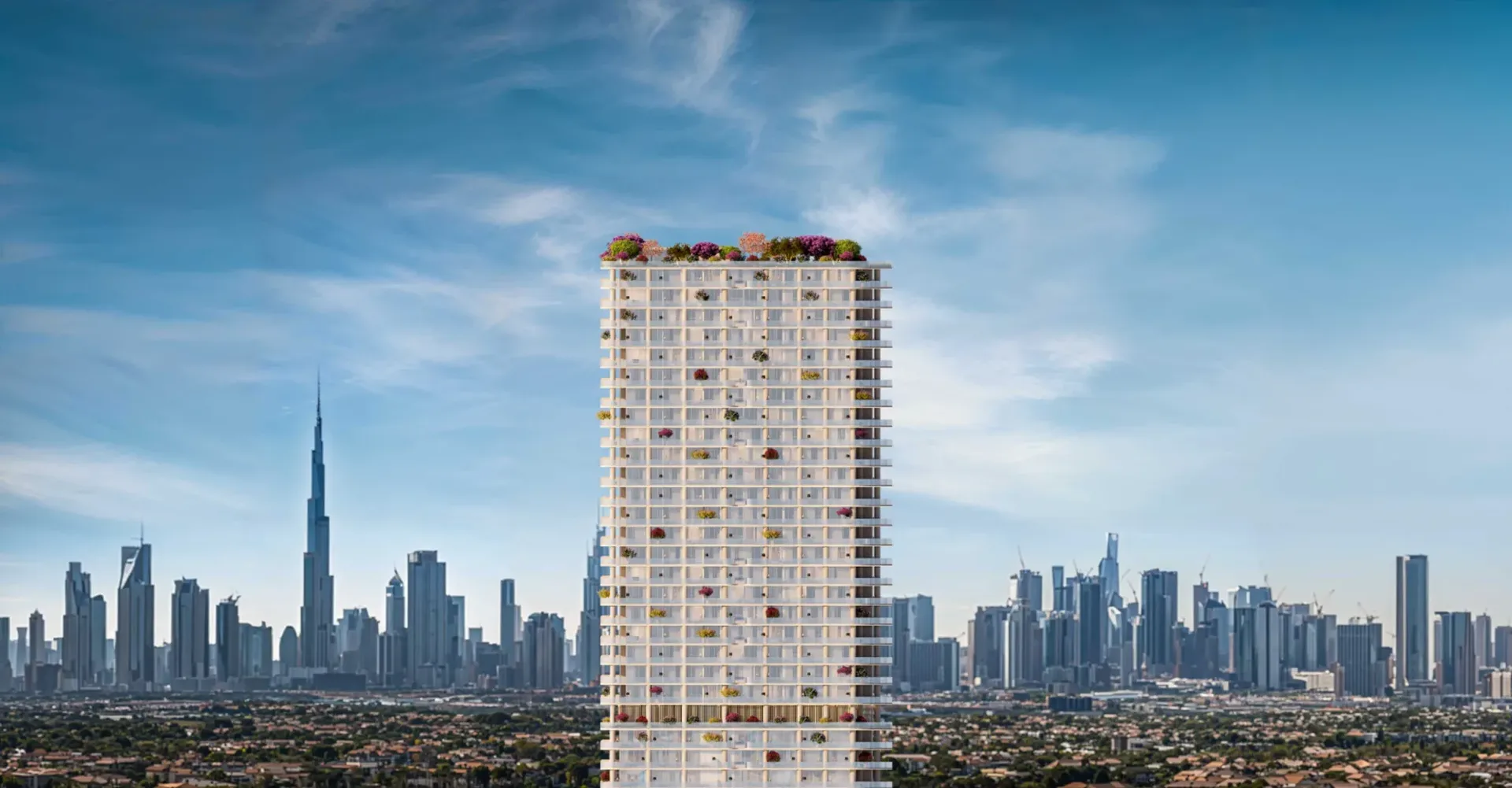 Exterior at The WOW Tower in Dubai Land Residence Complex Dubai