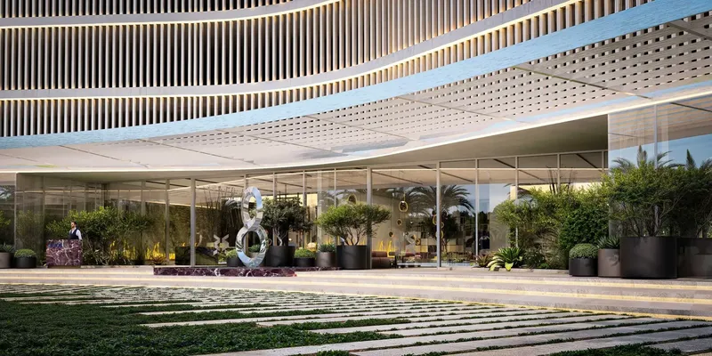 Exterior at The WOW Tower in Dubai Land Residence Complex Dubai
