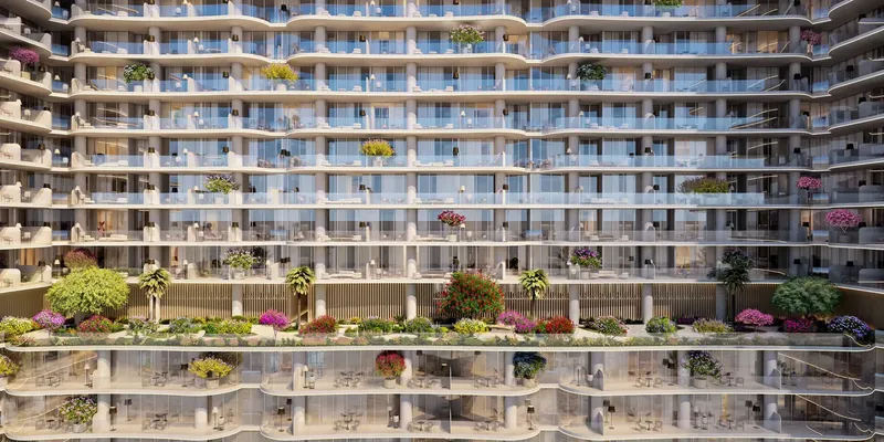 Exterior at The WOW Tower in Dubai Land Residence Complex Dubai
