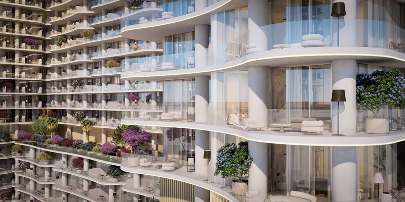 Exterior at The WOW Tower in Dubai Land Residence Complex Dubai