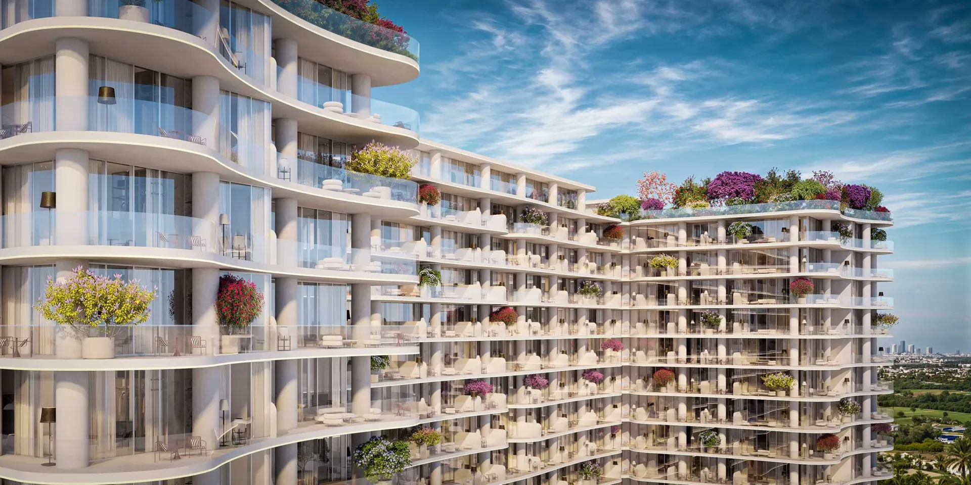 Exterior at The WOW Tower in Dubai Land Residence Complex Dubai