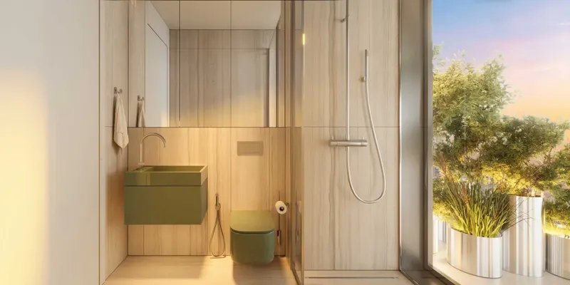 Interior at The WOW Tower in Dubai Land Residence Complex Dubai