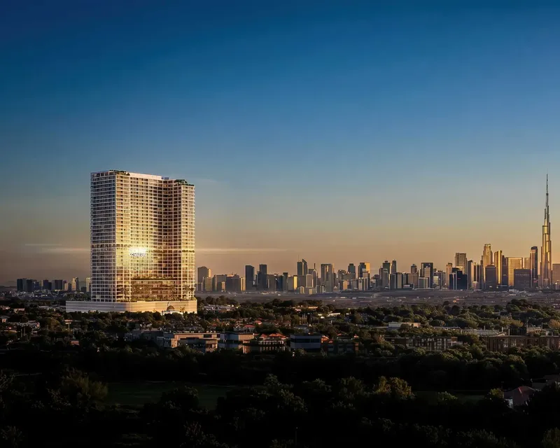 Exterior at The WOW Tower in Dubai Land Residence Complex Dubai