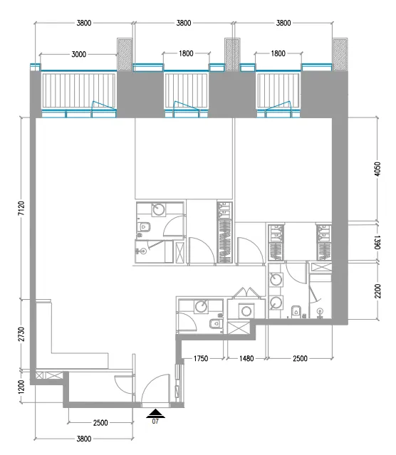 Tiger Group Tiger Sky Tower floor plan